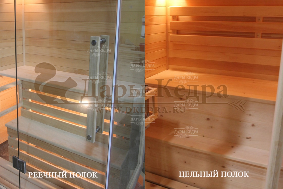 Четырехместная финская сауна кабина из кедра с электрокаменкой